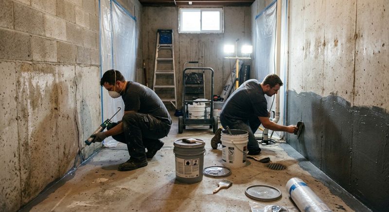 Basement Walls Waterproofing in Fort Wayne, IN
